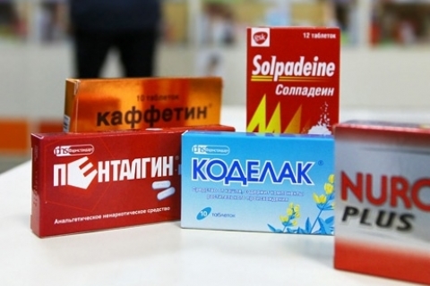 Пенталгин-Н, Солпадеин и Нурофен Плюс - по рецепту